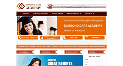 Desktop Screenshot of diamonddartacademy.in