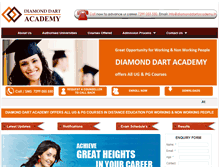 Tablet Screenshot of diamonddartacademy.in